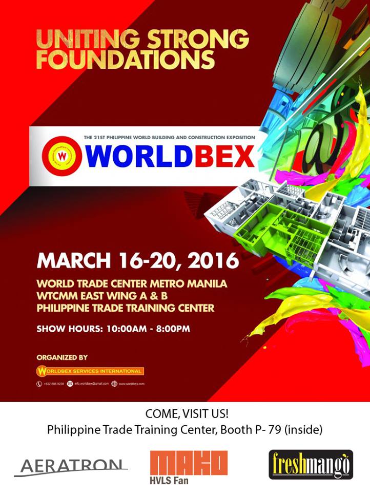 HVLS Fans WORLDBEX 2016